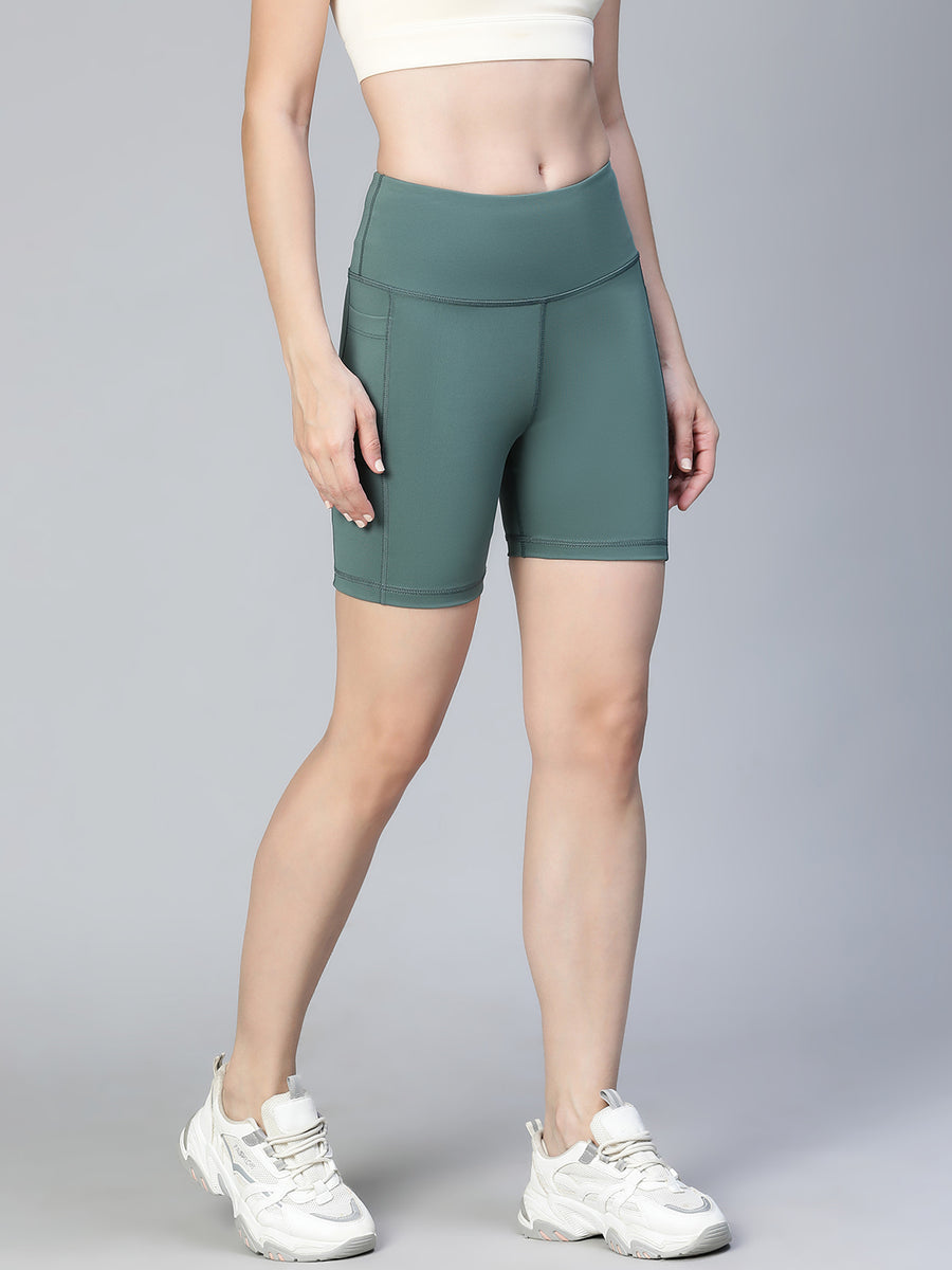 Stealth Active Shorts Forest Green