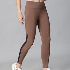 Streamline Panel Legging Tan