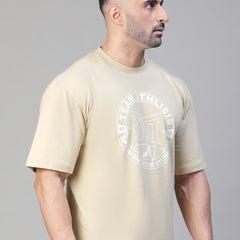 S³ Oversized T-Shirt Beige