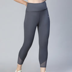 Laser Cut Leggings Gray