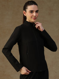 NS Staple Zip Jacket Black
