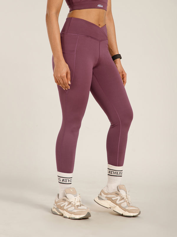 V-Front Legging Mauve