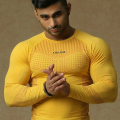 808 Compression T-Shirt Yellow