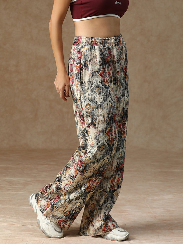 Printed Baggy Heritage Pattern Sweatpants