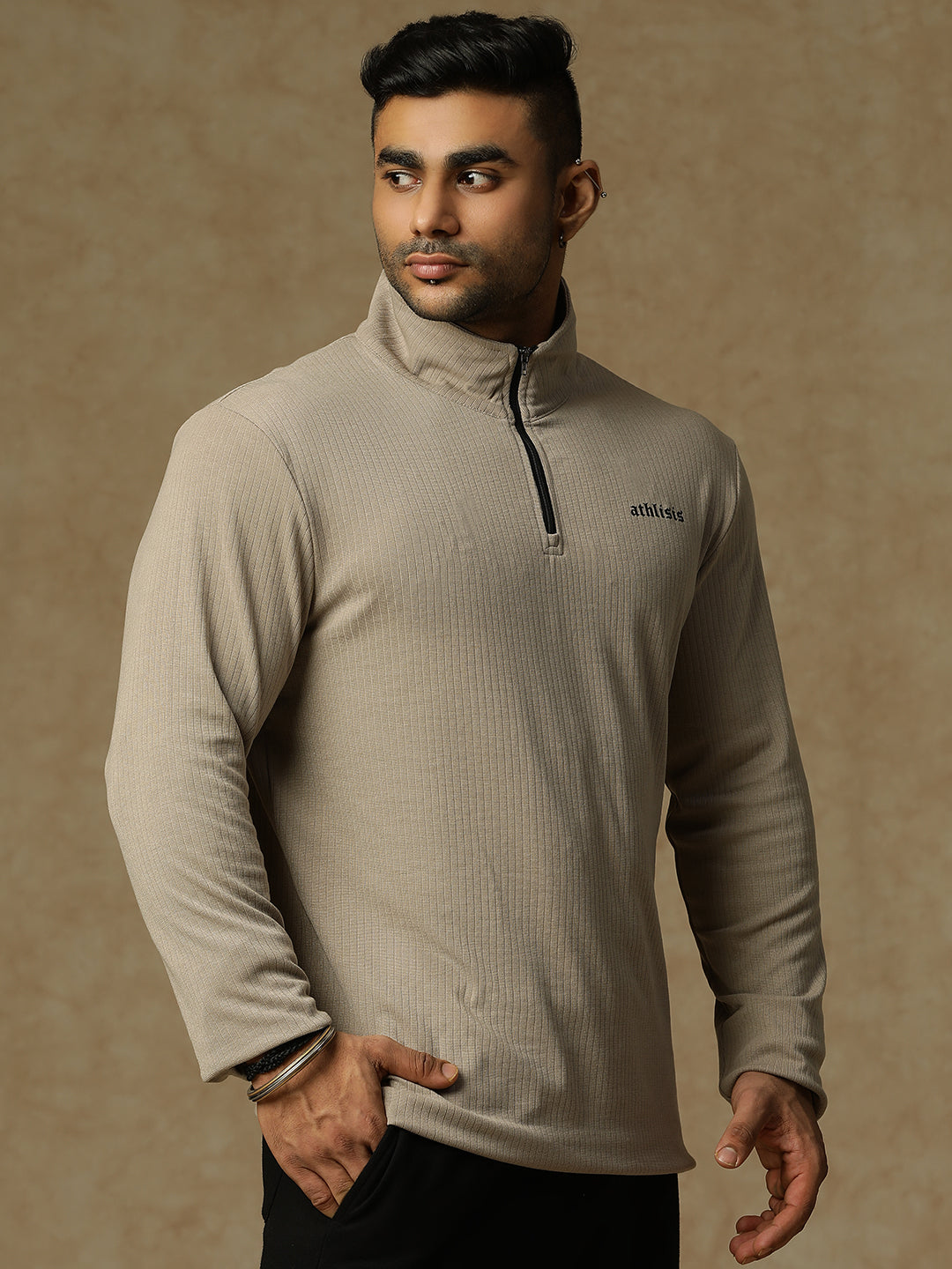 808 Old School Pullovers Beige Athlisis Sports