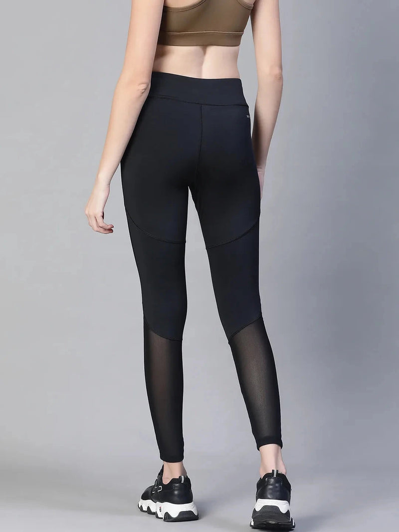Women Black Training Tights Athlisis Sports