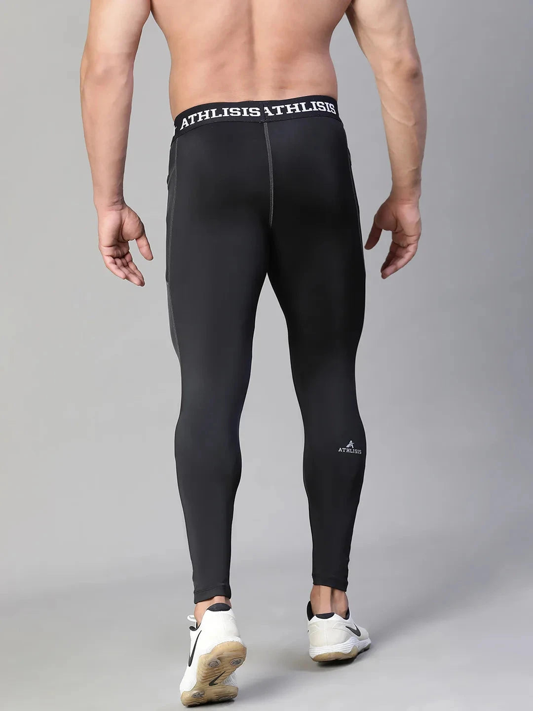 Nylon Basic Compression Tights Black Athlisis Sports