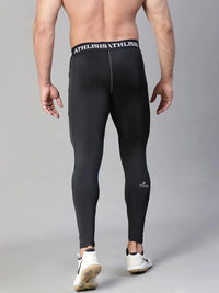Nylon Basic Compression Tights Black Athlisis Sports