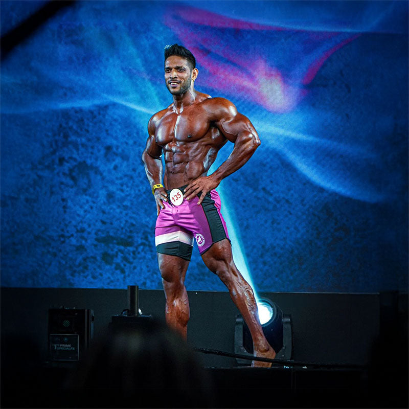 R&P PANEL Men's Physique Shorts Athlisis Sports