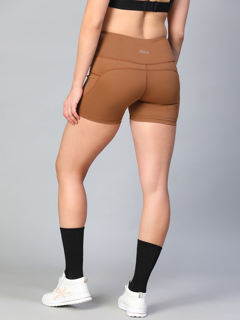 Aura Training Shorts Tan