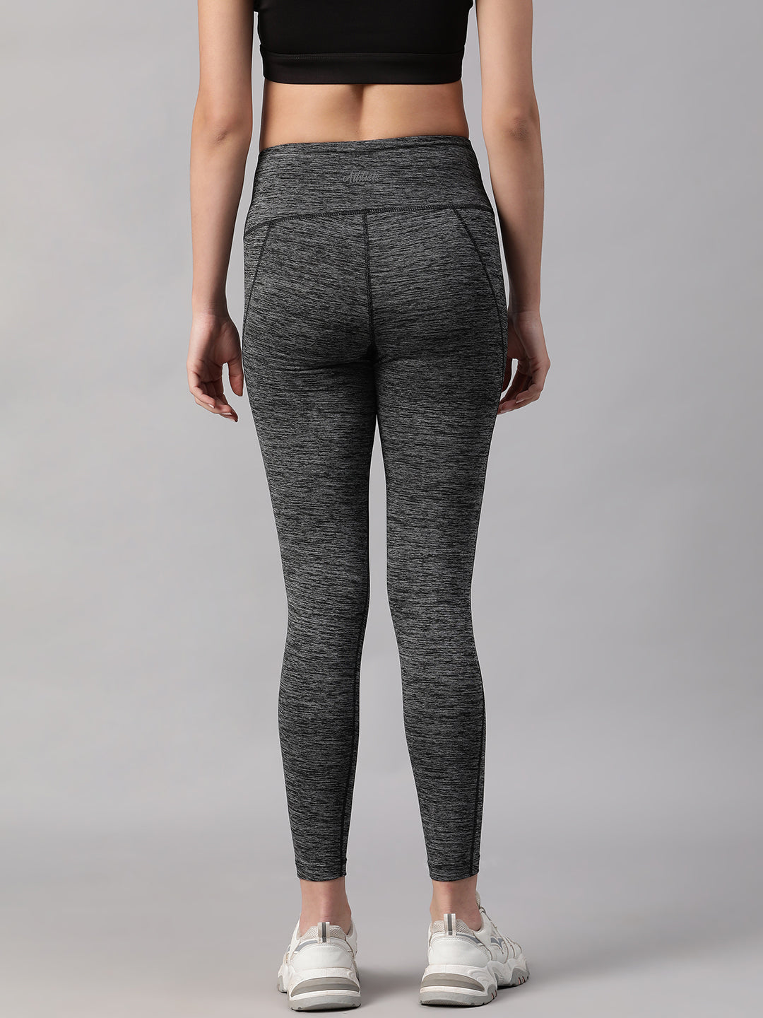 Essential High-Rise Leggings Gray Melange