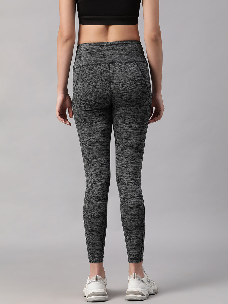 Essential High-Rise Leggings Gray Melange