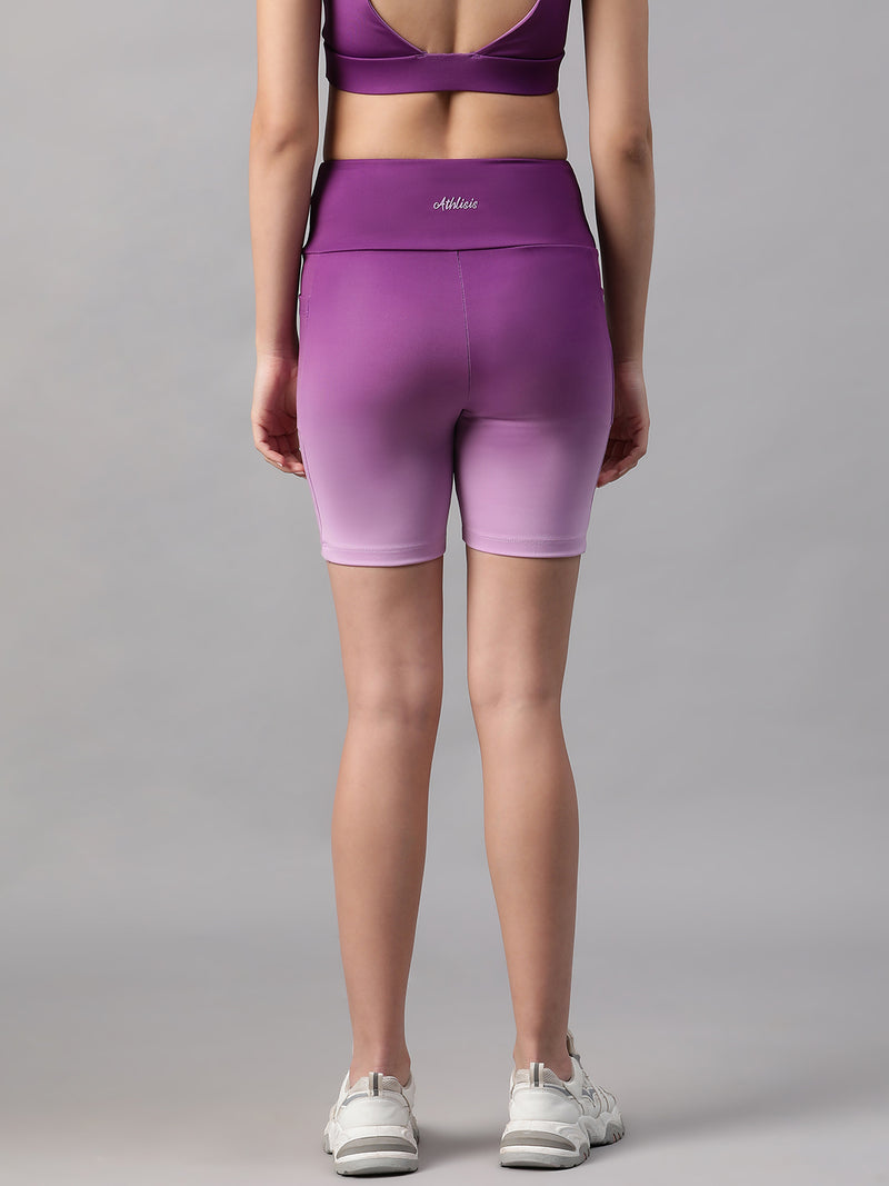 Dual Tone Shorts Purple