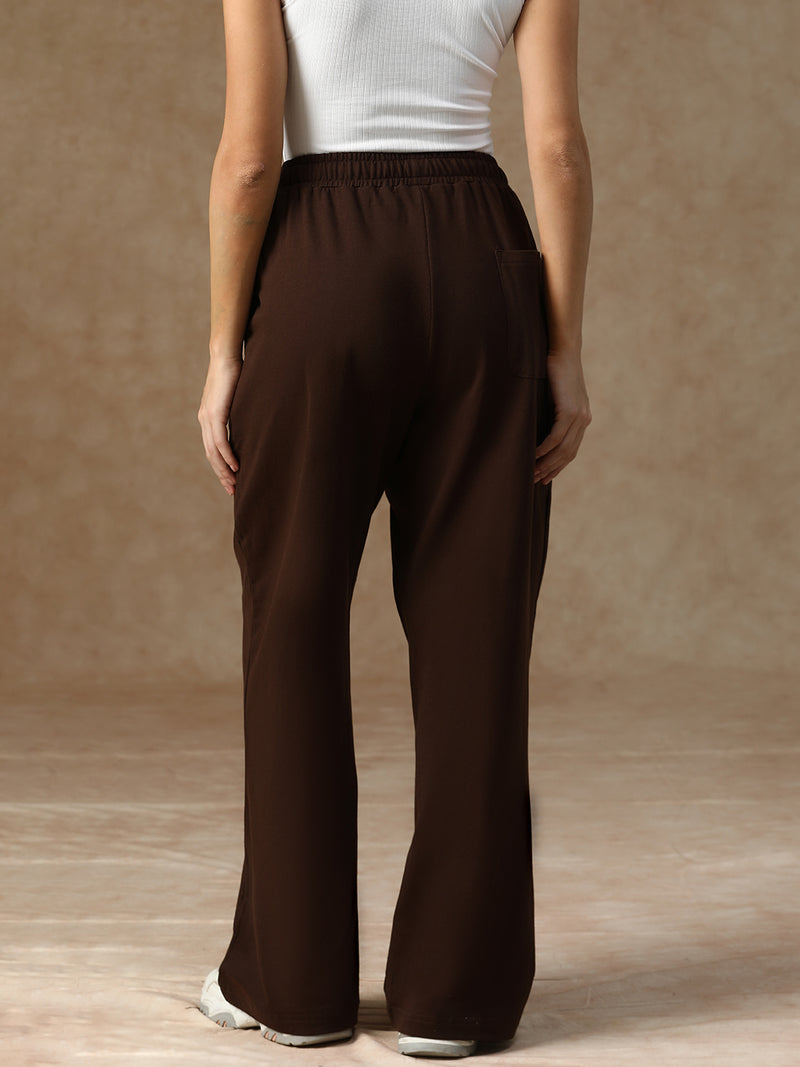 Flow Piping Sweatpants Brown