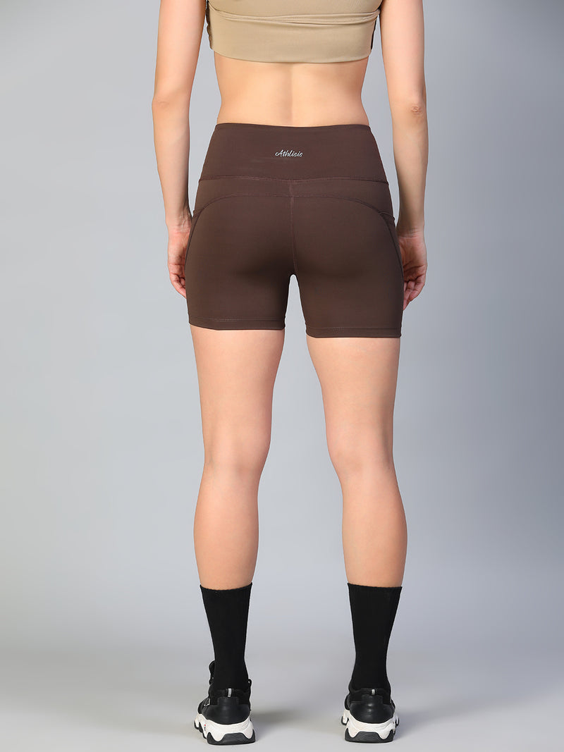 Aura Training Shorts Brown