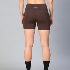 Aura Training Shorts Brown
