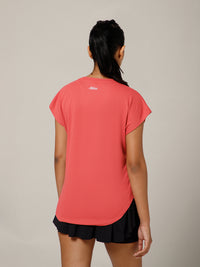 Cap Flow T-Shirt Coral