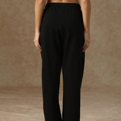 Flow Piping Sweatpants Black