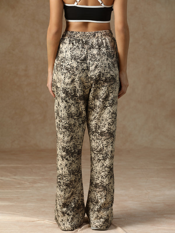 Printed Baggy Storm Wash Sweatpants