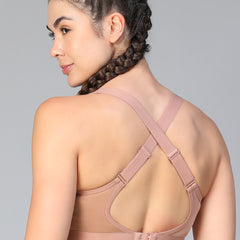 Ruched Sports Bra Skin