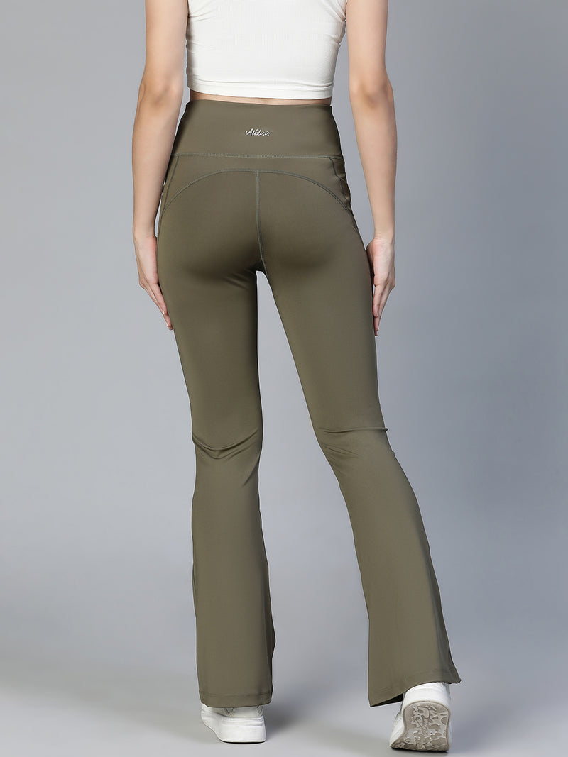 Active Sculpt Flare Pant Olive