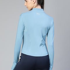 Sculpt Crop Jacket Ice Blue