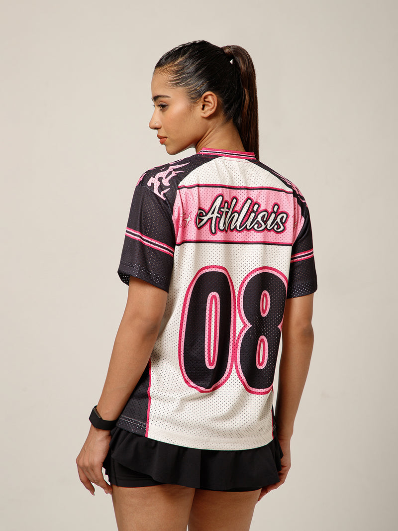 Cloud Nine Jersey Pink & Black