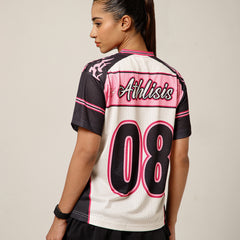 Cloud Nine Jersey Pink & Black