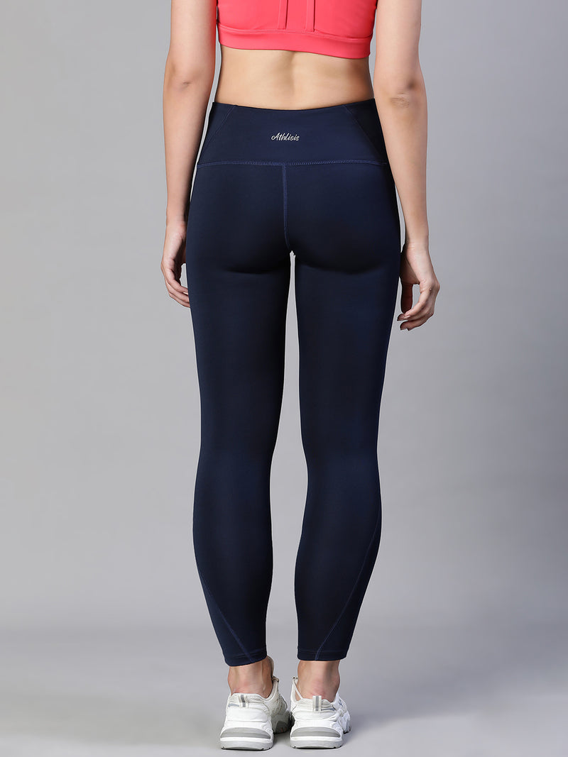 Side Seam Leggings Navy