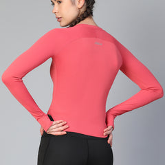 Bodycon Thumbhole T-shirt Pink