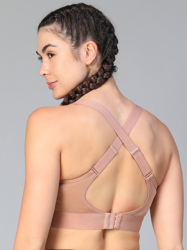 Ruched Sports Bra Skin