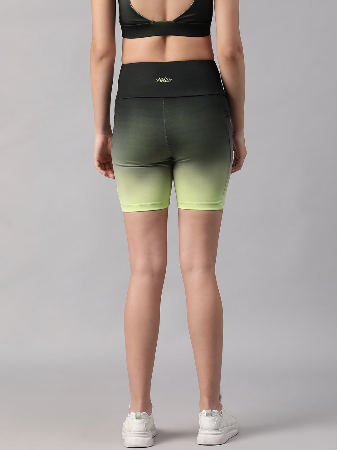 Dual Tone Shorts Green