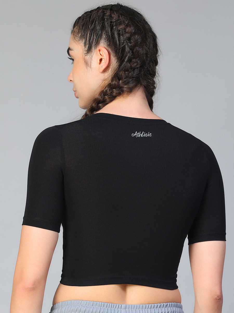 Essential Crop Top Brown