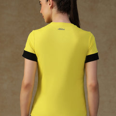 Contrast Tone T-Shirt Yellow