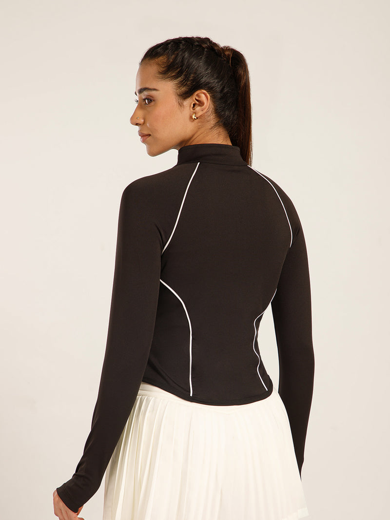 Flow Piping Jacket Black
