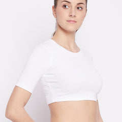 Everyday Cropped Tee White