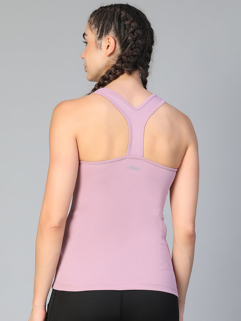 Y-Back Tank Top Lavender