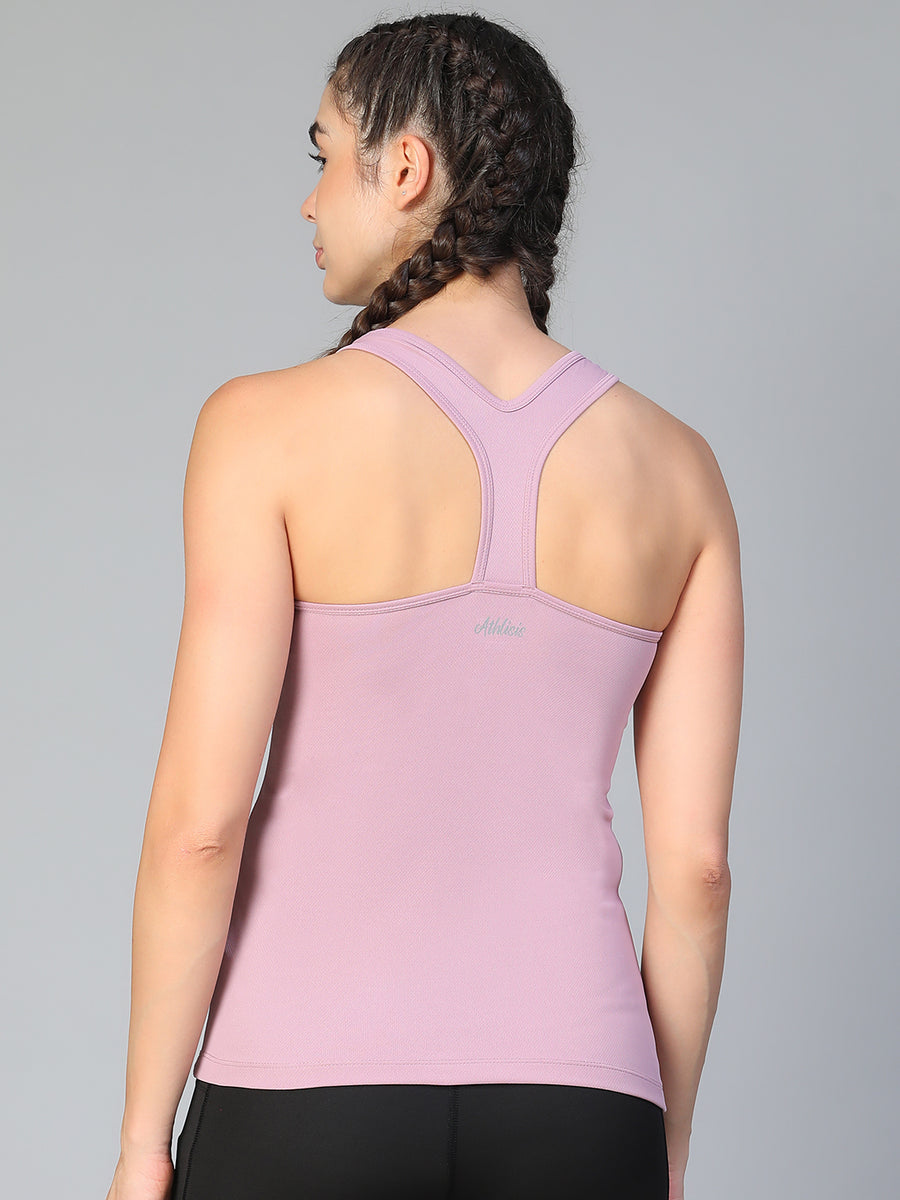 Y-Back Tank Top Lavender