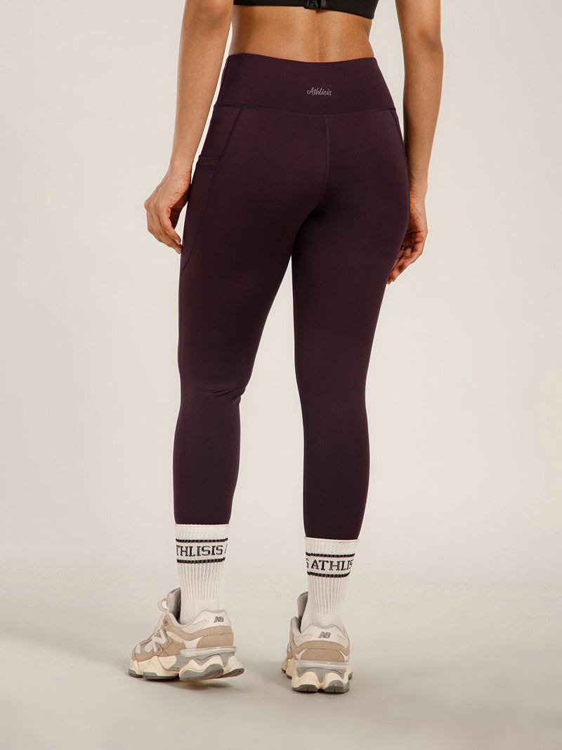 V-Front Legging Wine
