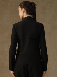 NS Staple Zip Jacket Black