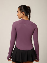 Bodycon Thumbhole T-shirt Dusty Plum