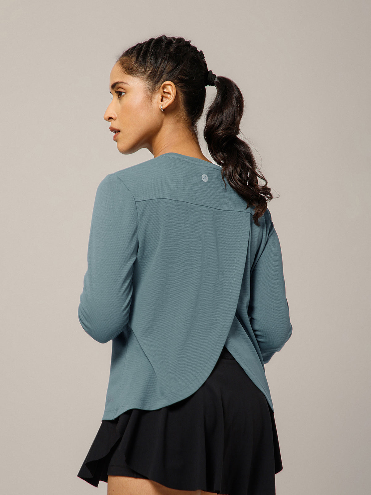 Breeze Crossover Full Sleeve T-shirt Grey