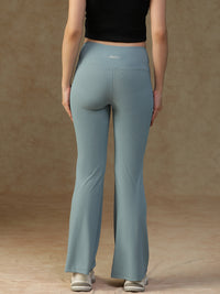Ribbed Flare Pant Ice Blue