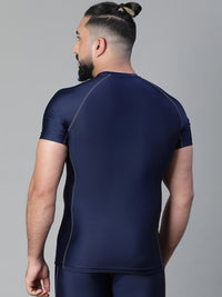 Basic Compression T-shirt Blue Athlisis Sports