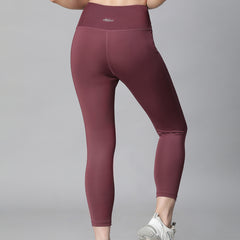 Laser Cut Leggings Mauve
