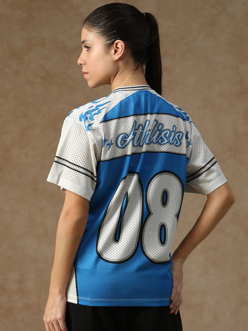 Cloud Nine Jersey Cobalt & White
