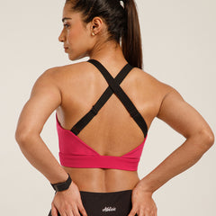 CrossFlex Sports Bra Raspberry Pink
