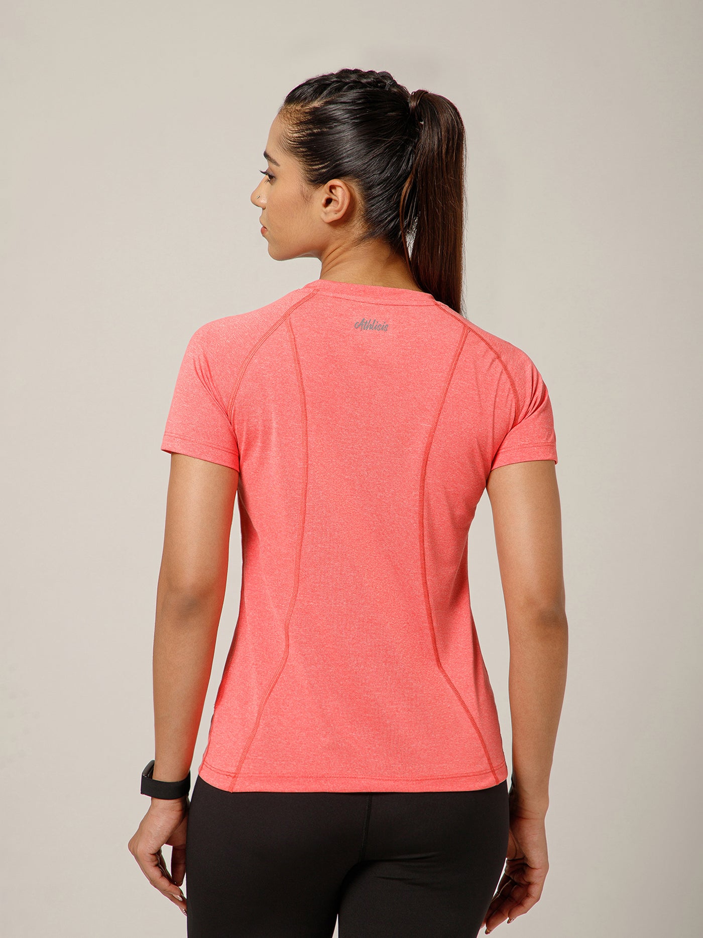 Raglan Sleeve T-Shirt Coral
