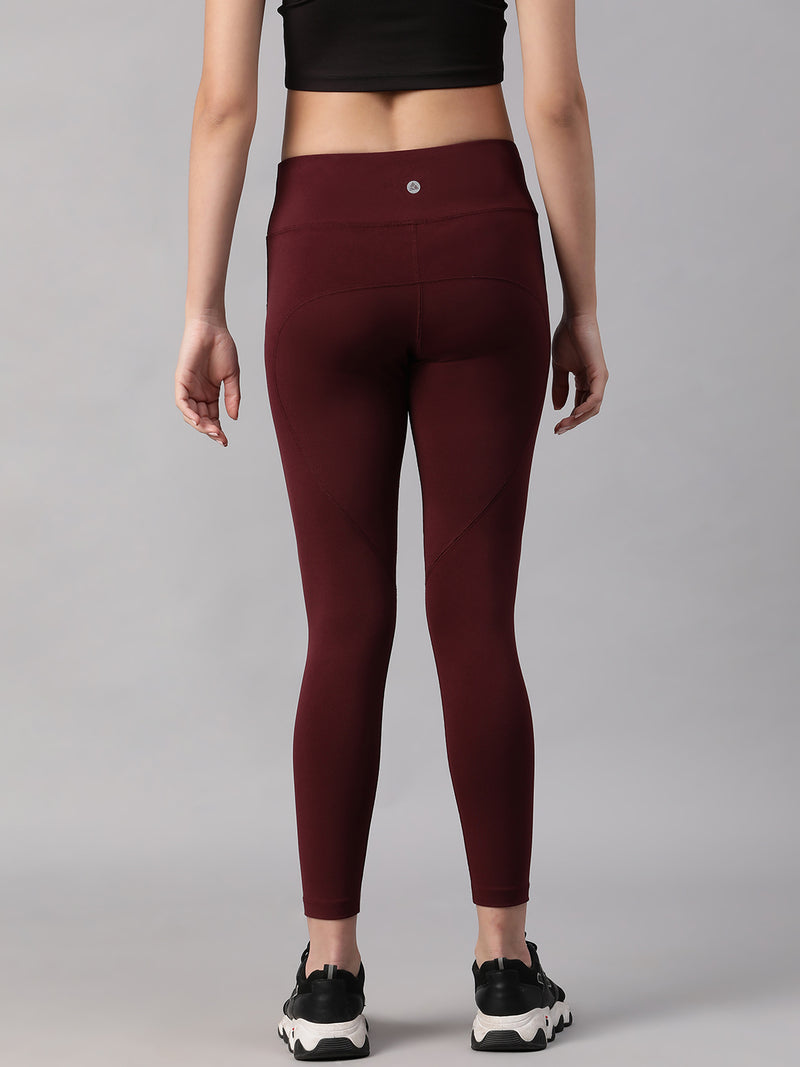 Streamline Legging Dark Maroon