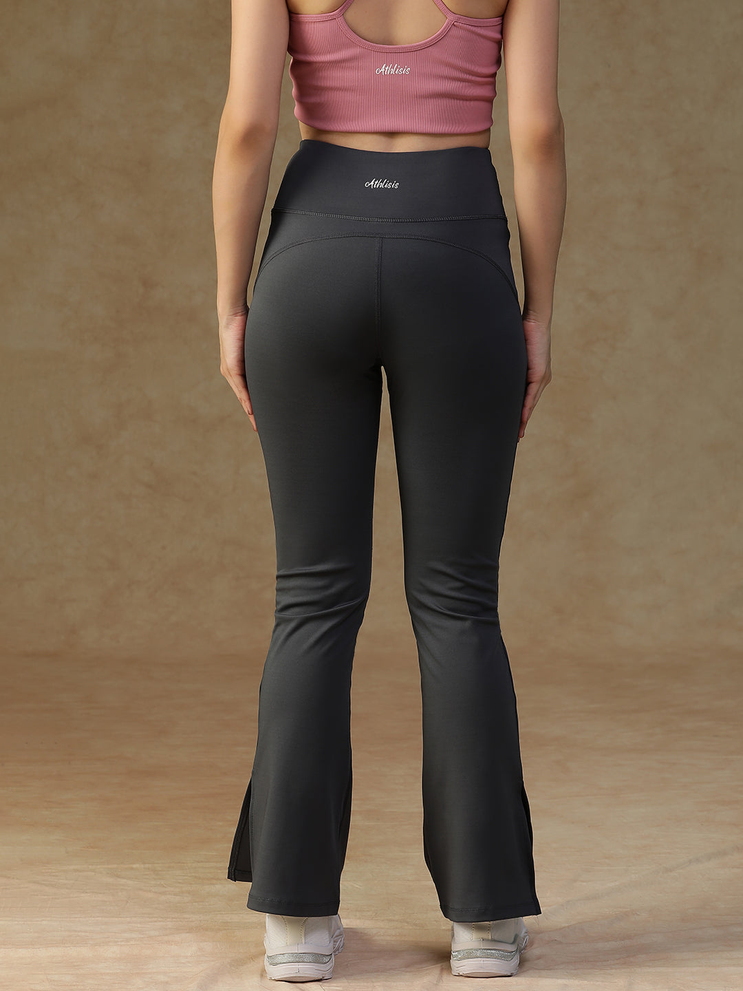 V-Shape Flare Pant Grey
